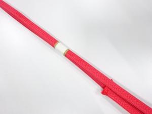 未使用品　正絹　帯留め用　手組三分紐